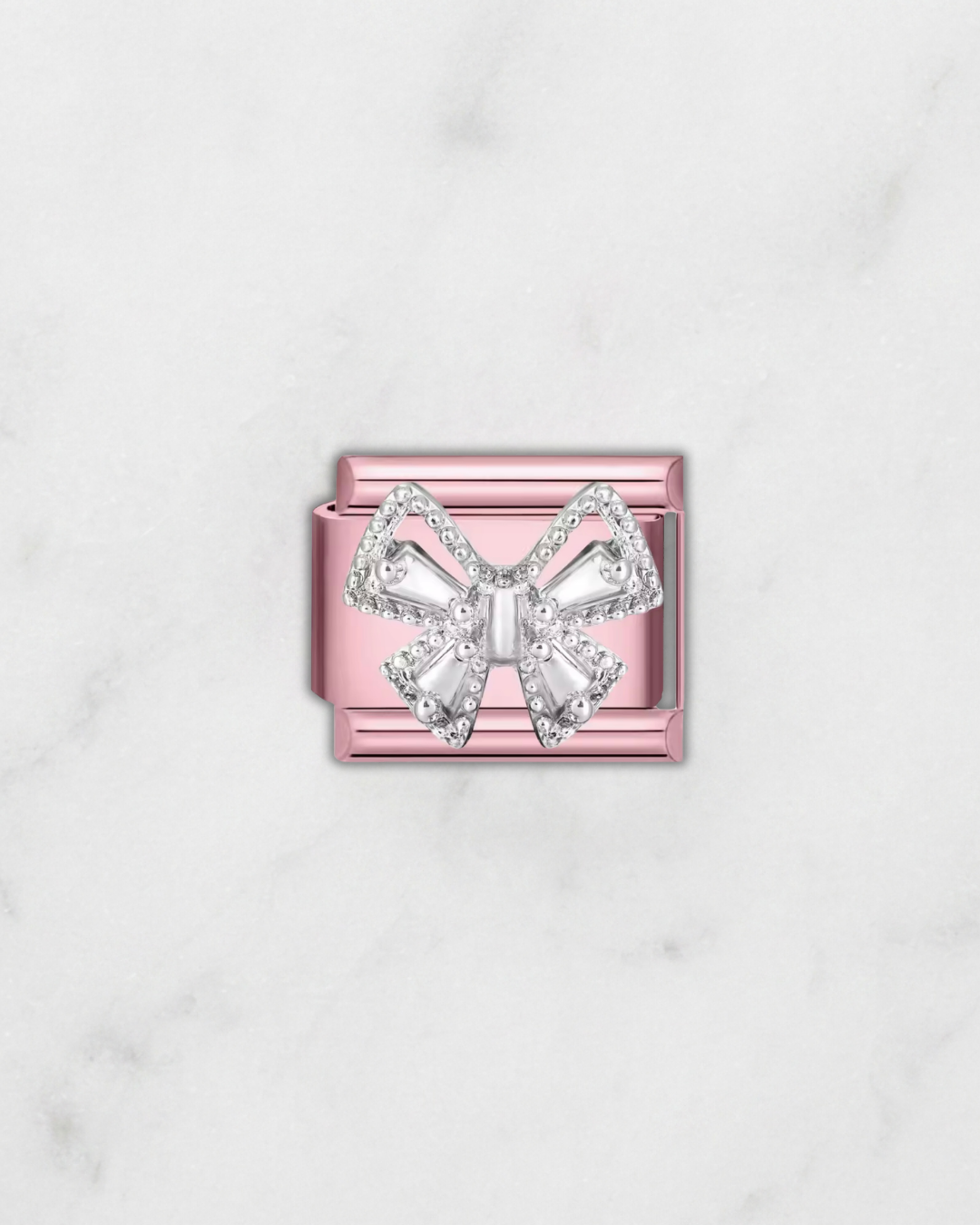 Charm Rose Nœud