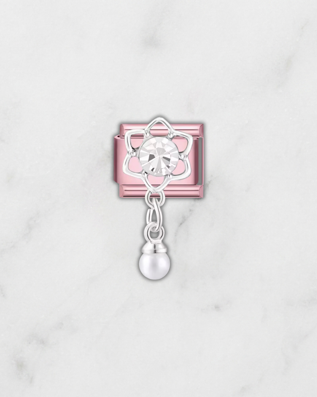 Charm Lotus Argenté