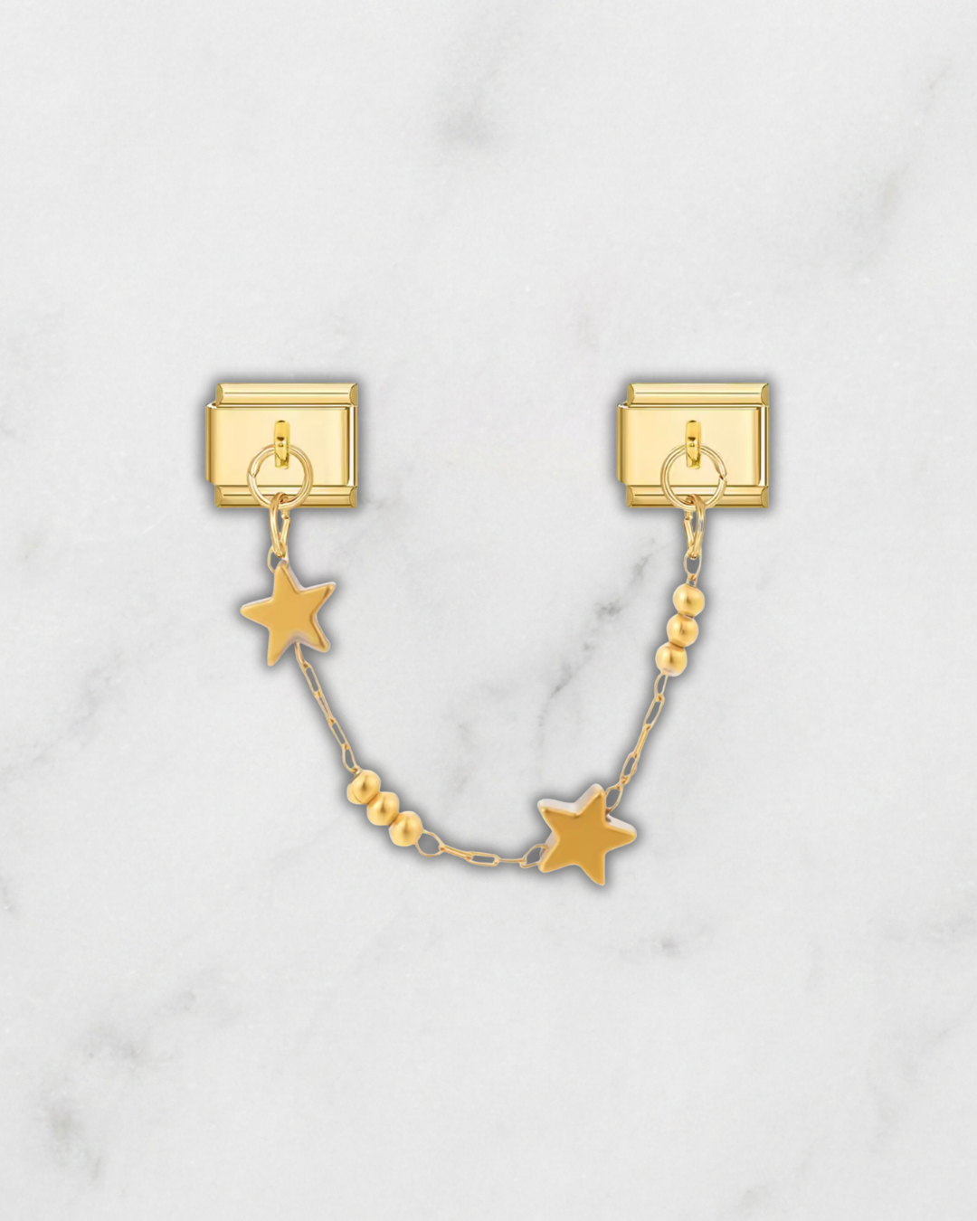 Charm Chaîne Étoiles & Perles
