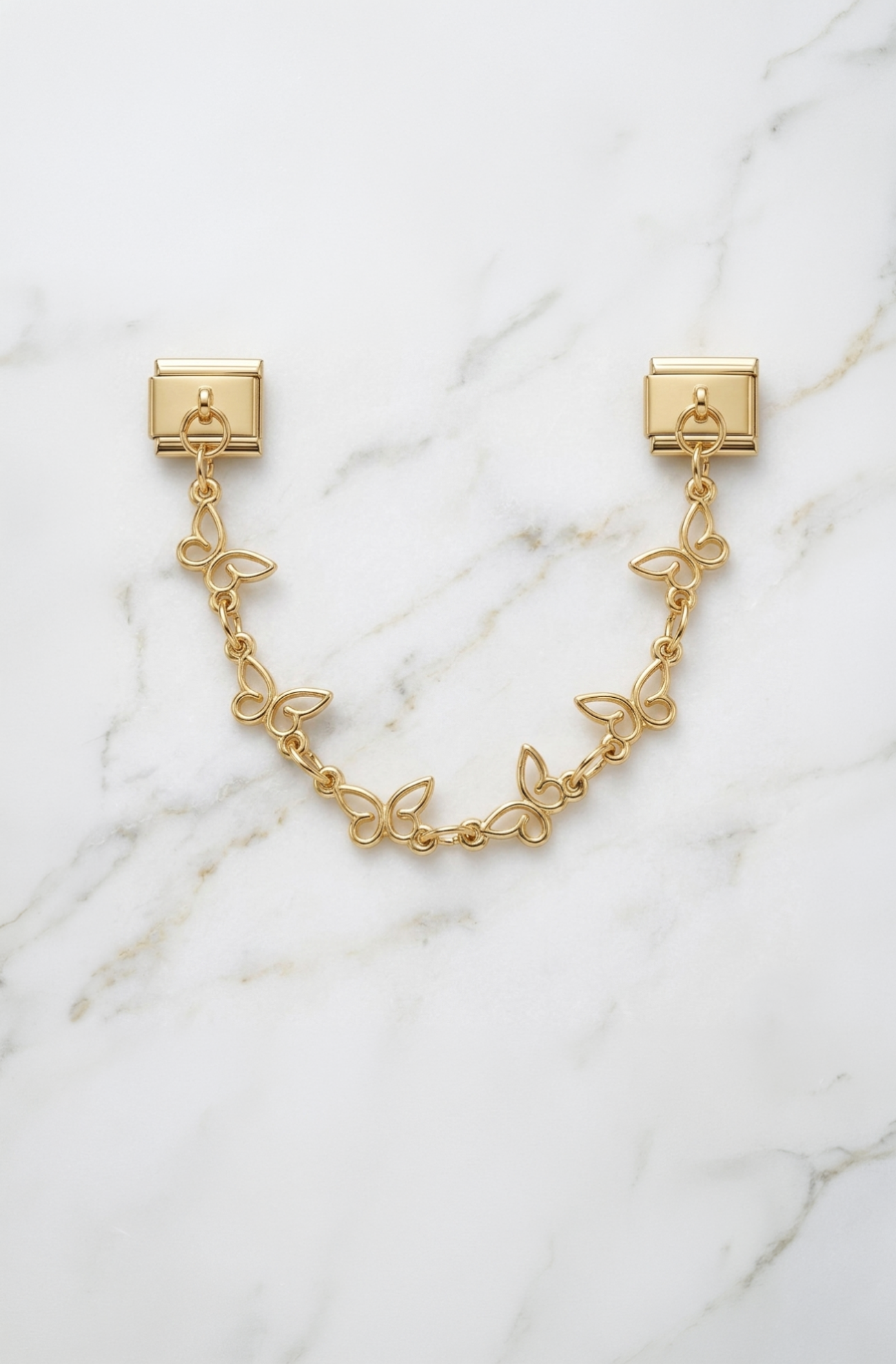 Chaîne papillon dorée