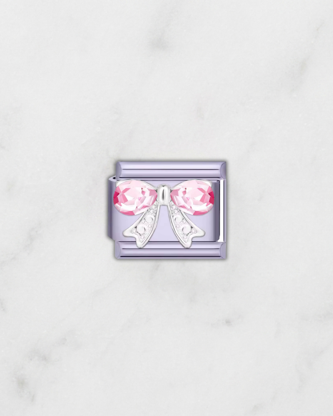 Charm Violet Ruban Rose