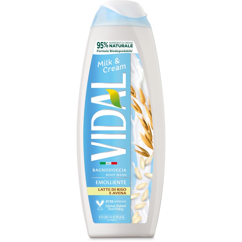 Vidal Bagnodoccia Latte di Riso e Avena