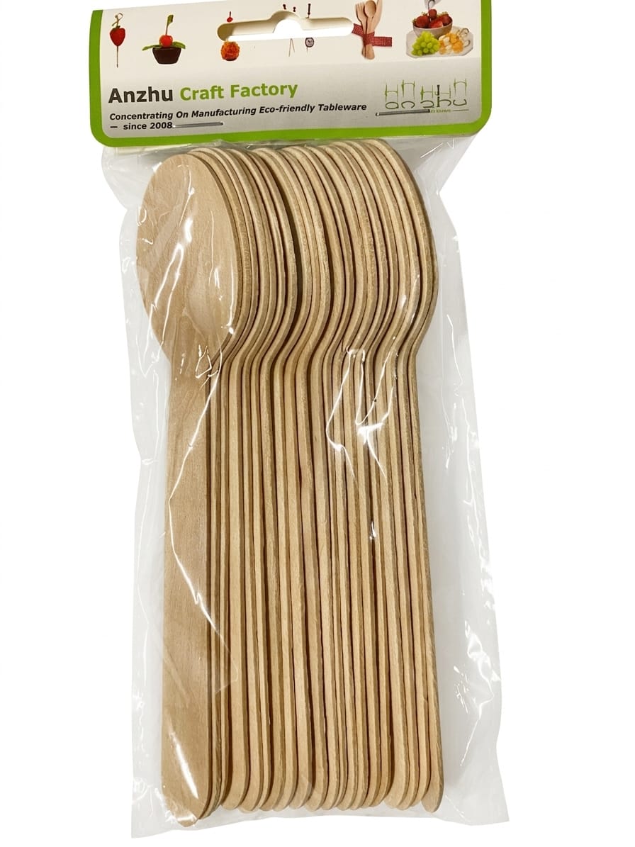 Cucchiai di legno usa e getta