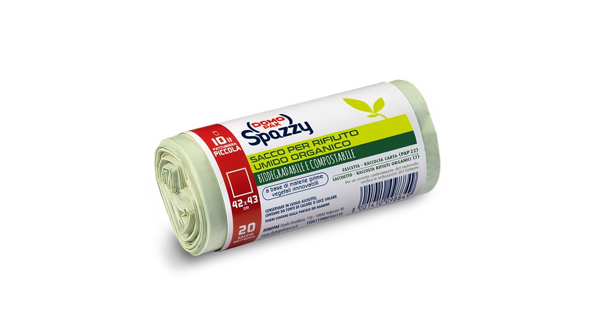 Sacco per Rifiuto Umido Organico Spazzy