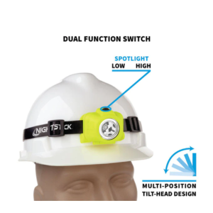 Intrinsically Safe Dual-Function Headlamp – Green