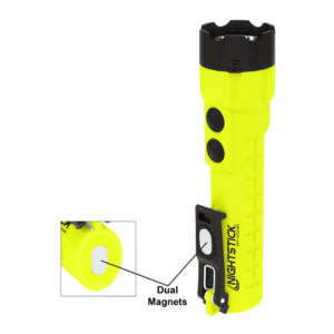 Intrinsically Safe Dual-Light Flashlight with Dual Magnets – Green