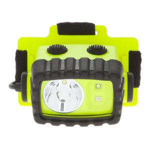 Safety Rated, Intrinsically Safe LED Headlamp with White and Red LEDs – Green
