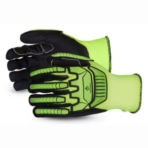 Anti Impact Glove Made With Micropore Nitrile Grip