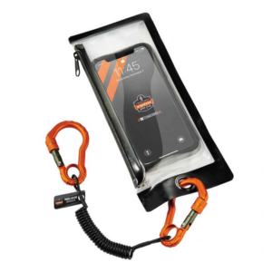 Coiled Tool Lanyard with Dual Carabiners – 2lbs / 0.9kg 