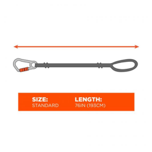 Tool Lanyard – XL Locking Carabiner and Loop – 80lbs