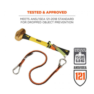 Tool Lanyard – Dual Stainless-Steel Carabiners – 15lbs