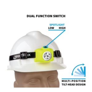 Intrinsically Safe Dual-Function Headlamp – Green – XPP-5452G