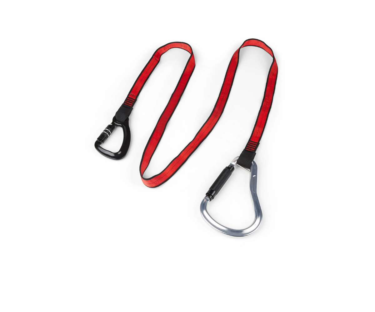 Webbing Tether Heavy-Duty Dual-Action Carabiner – 36.3kg / 80lb