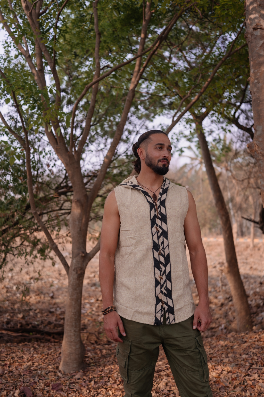 Sleeveless Tribal Shirt