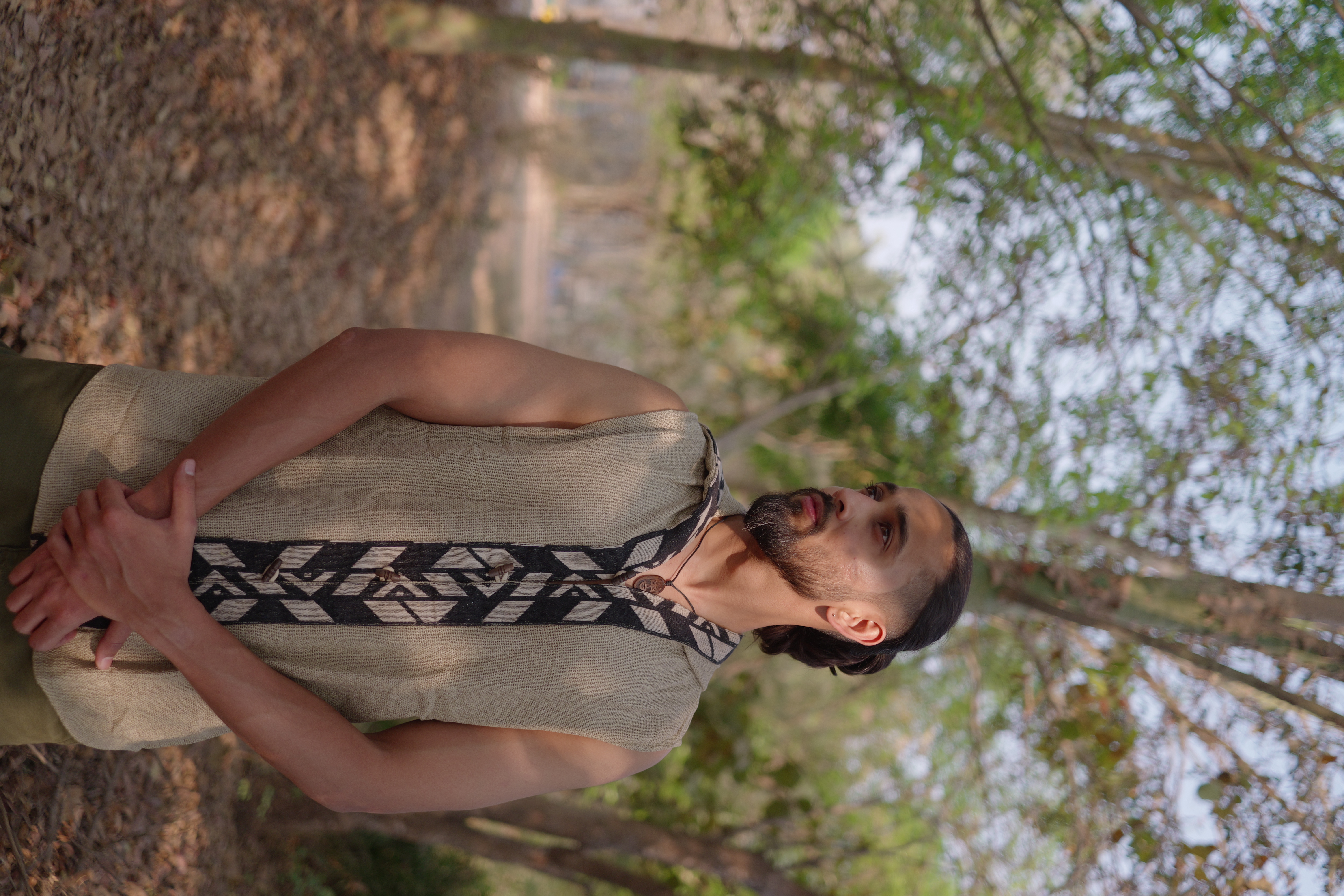 Sleeveless Tribal Shirt