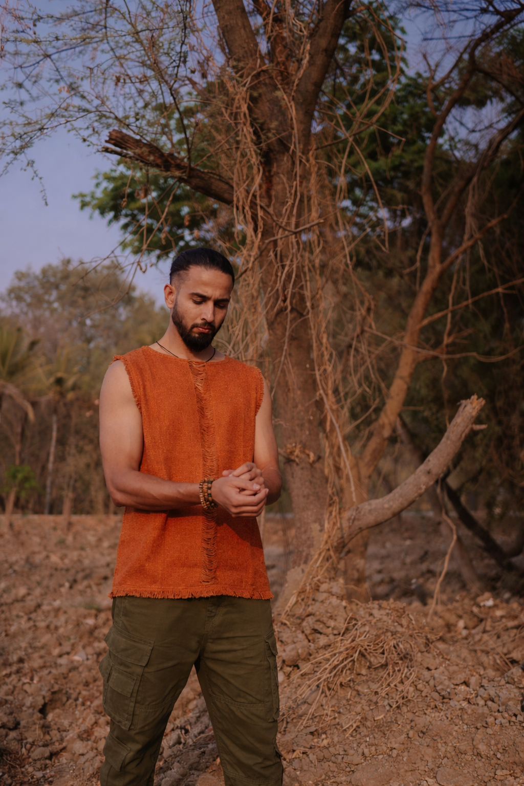 Sleeveless Cotton Top