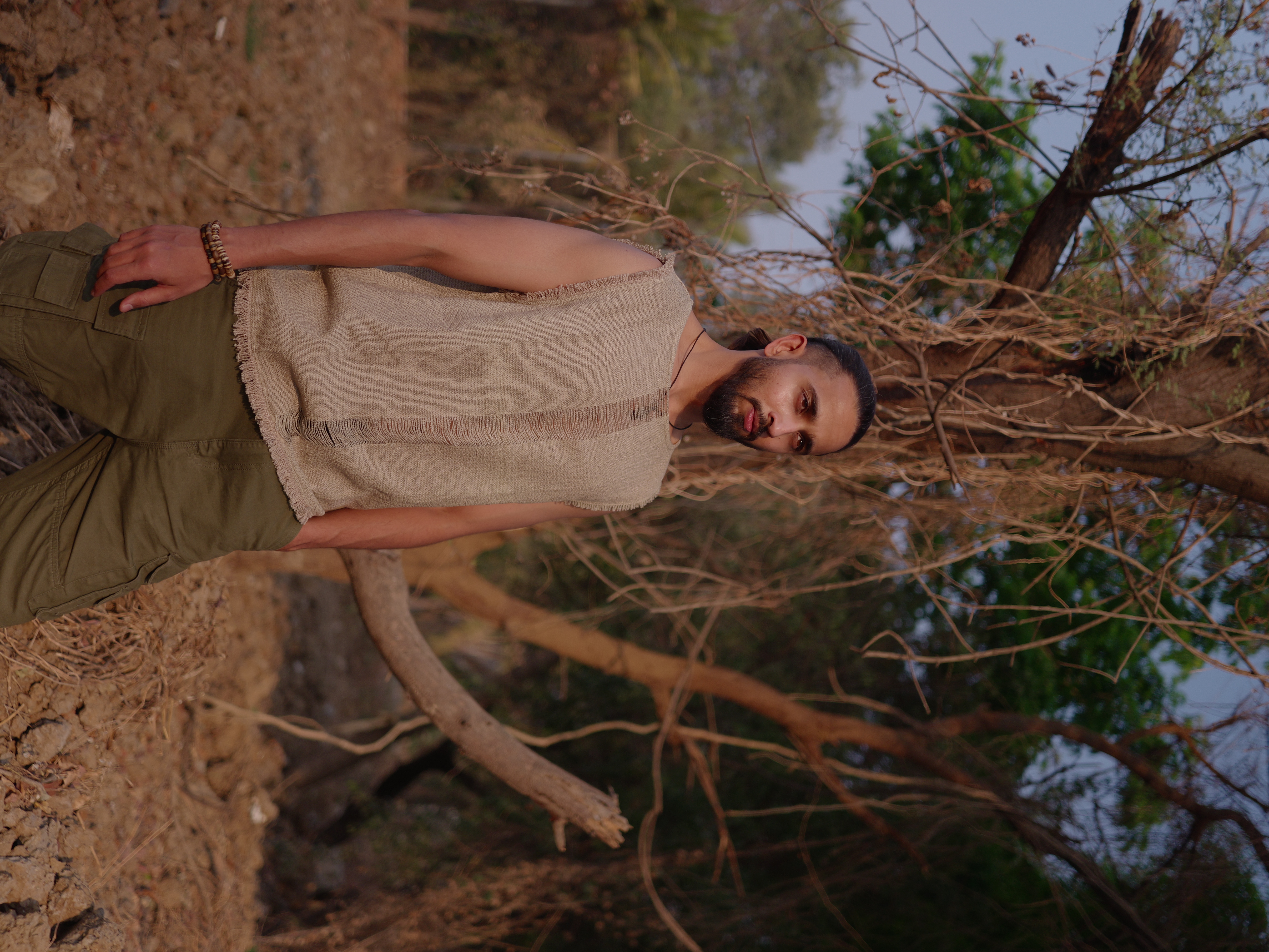 Sleeveless Cotton Top