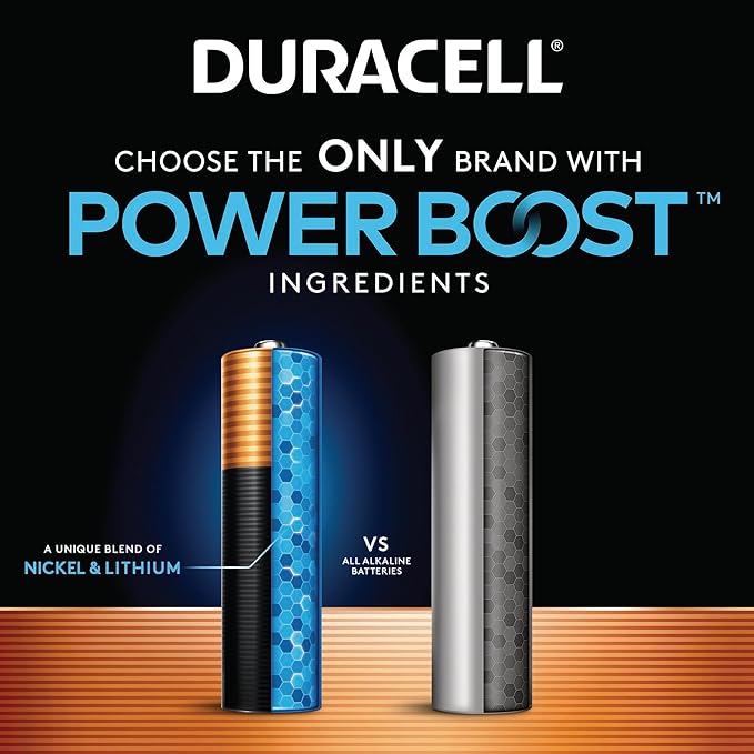 Click to see full view Duracell Coppertop AA Batteries with Power Boost Ingredients