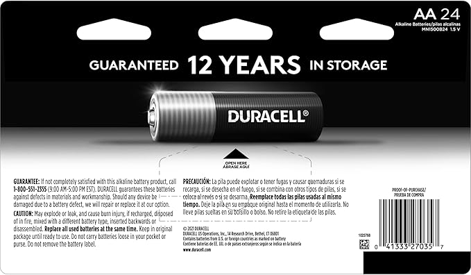 Click to see full view Duracell Coppertop AA Batteries with Power Boost Ingredients