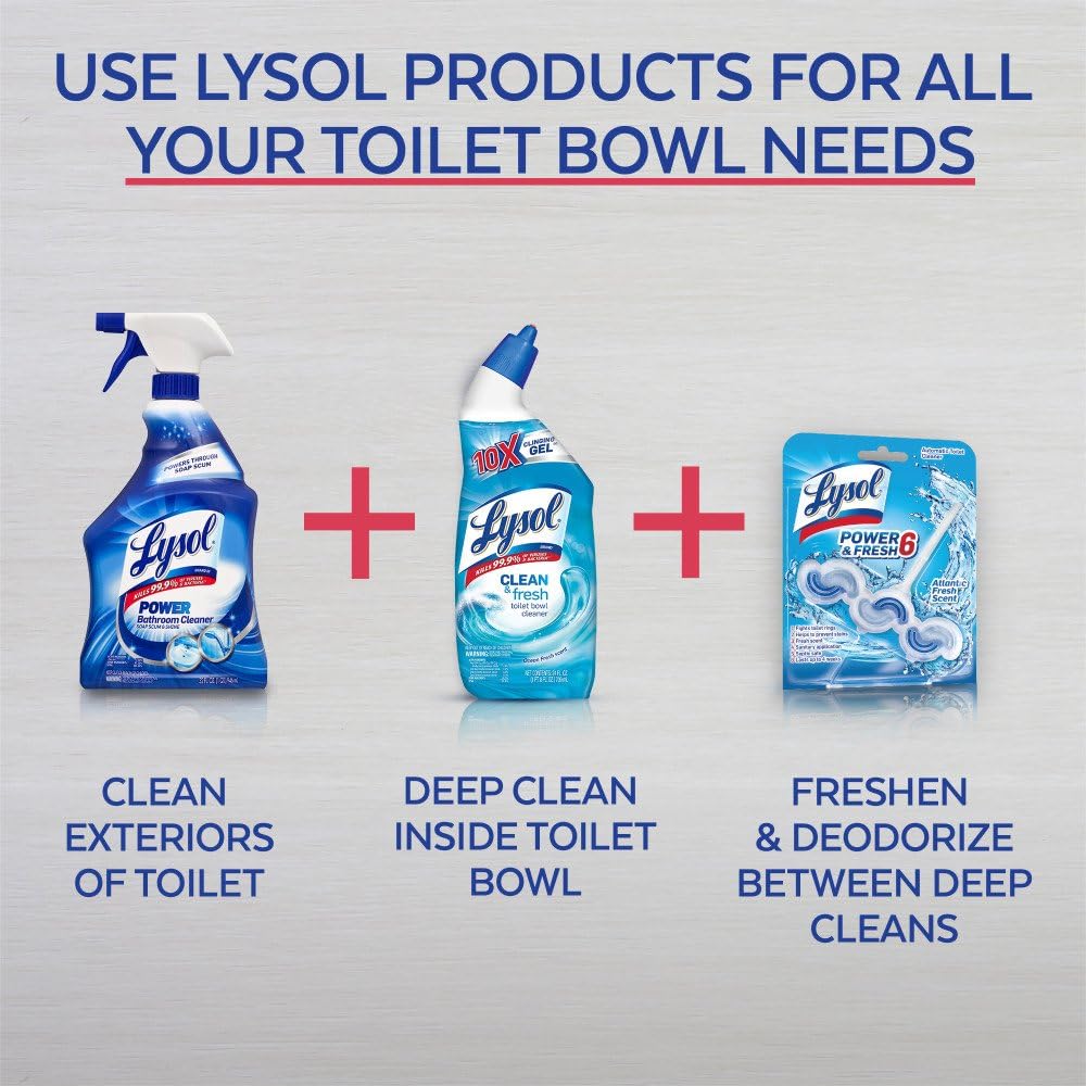 Lysol Toilet Bowl Cleaner Gel, For Cleaning and Disinfecting