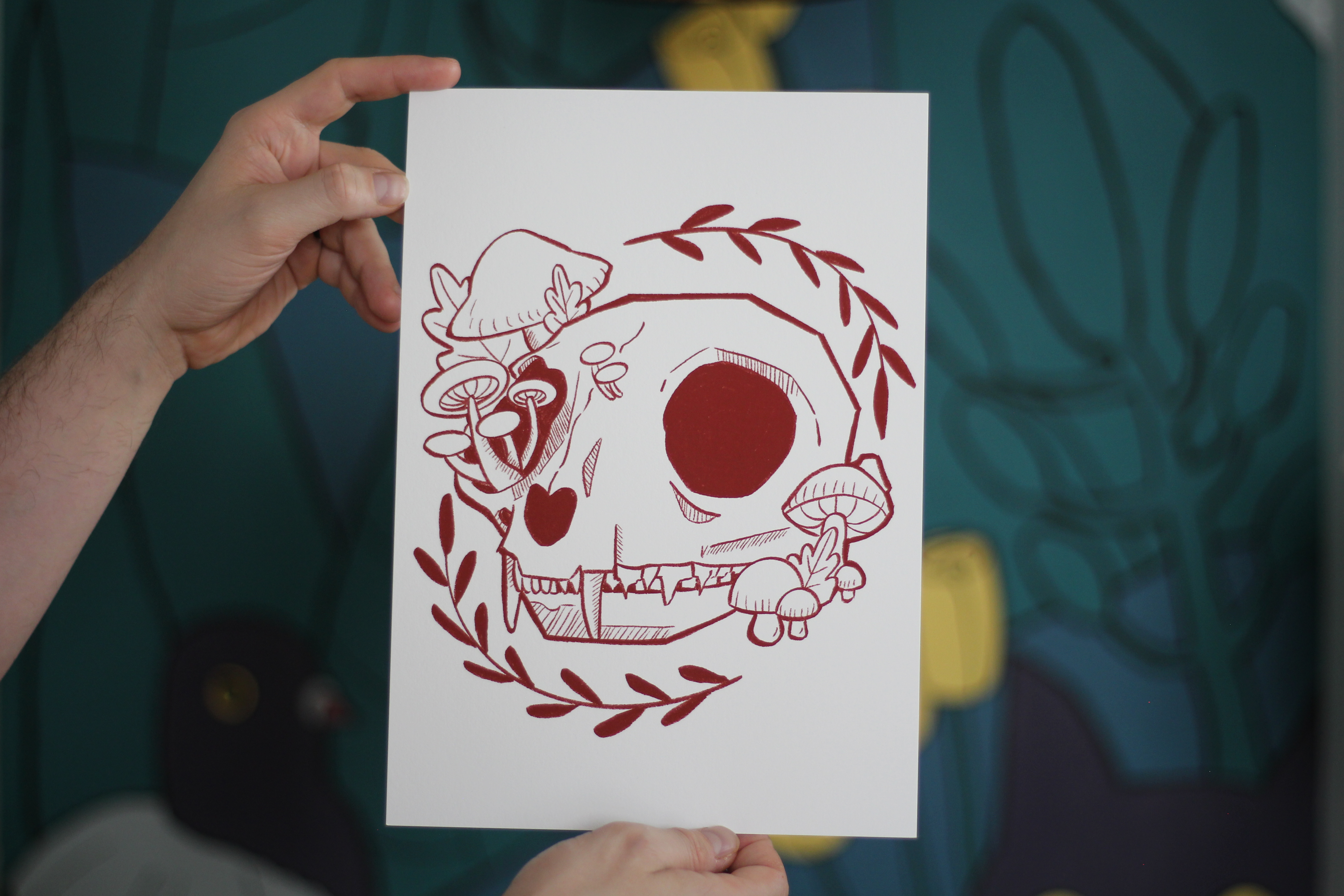 Cat Skull - Print