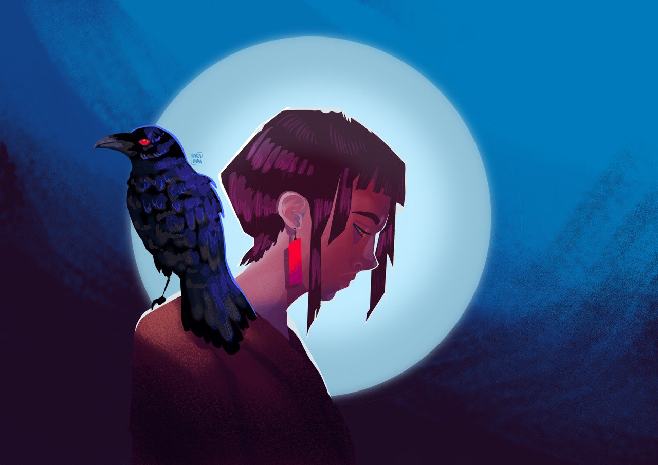 Raven Melancholia - Print
