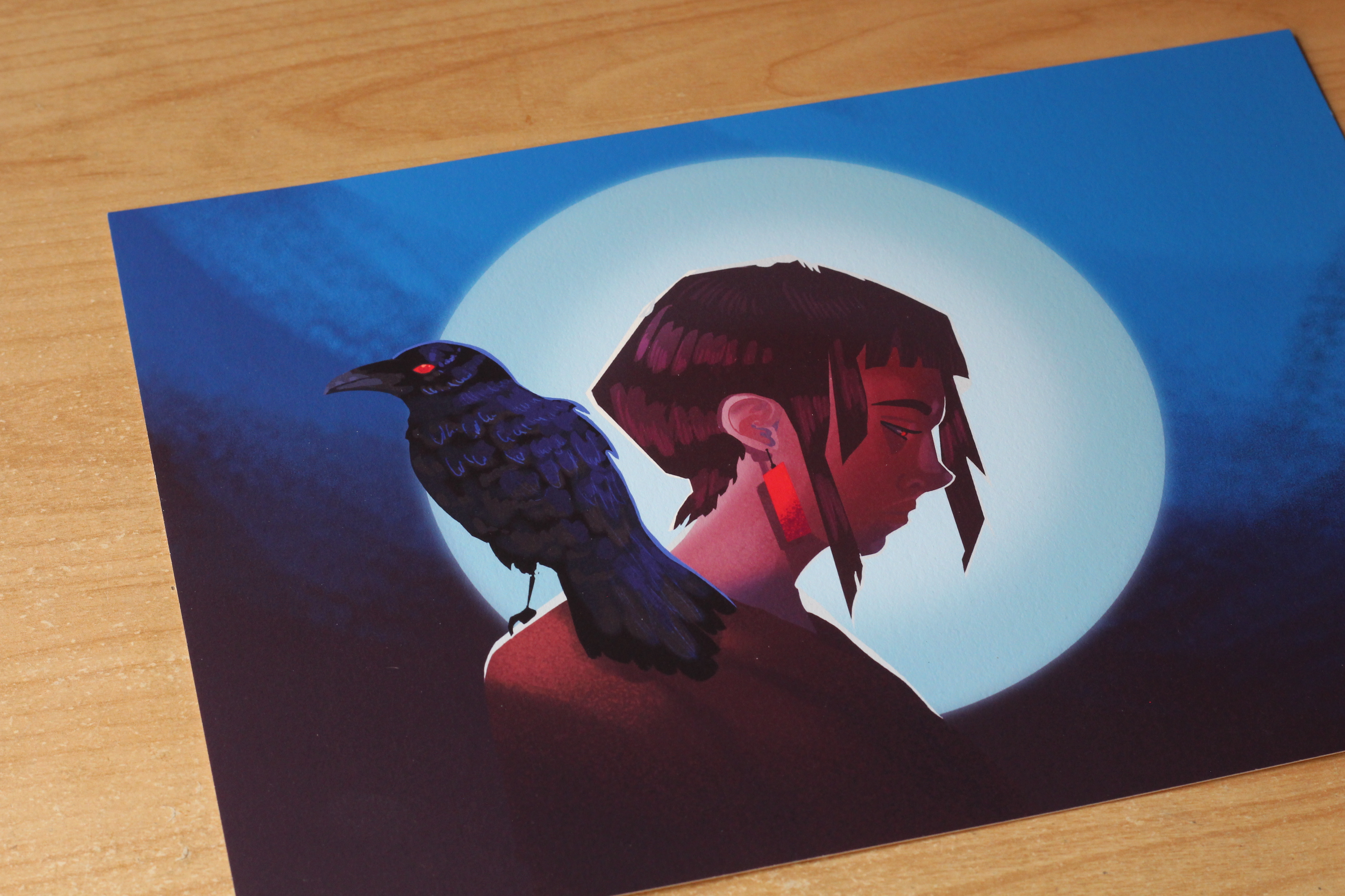 Raven Melancholia - Print