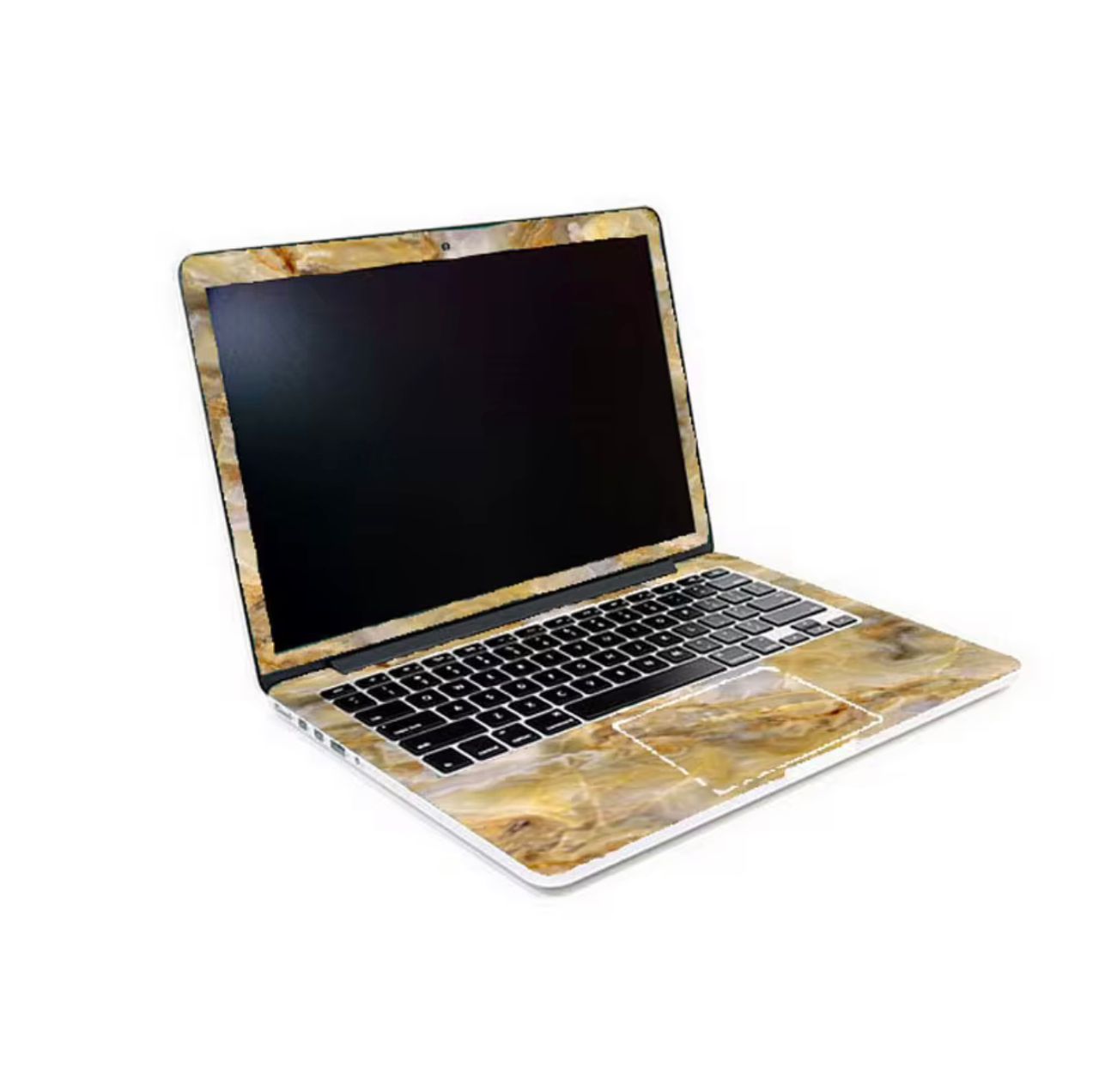 Ordinateur Portable Marbre Doré