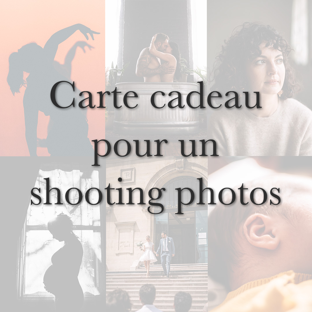 Carte cadeau shooting photo/vidéo