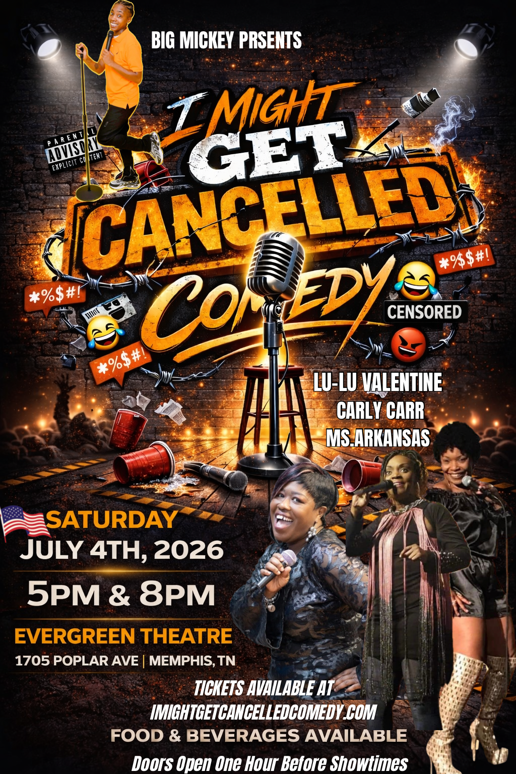 Book Your Spot | 8:00PM SHOWTIME 