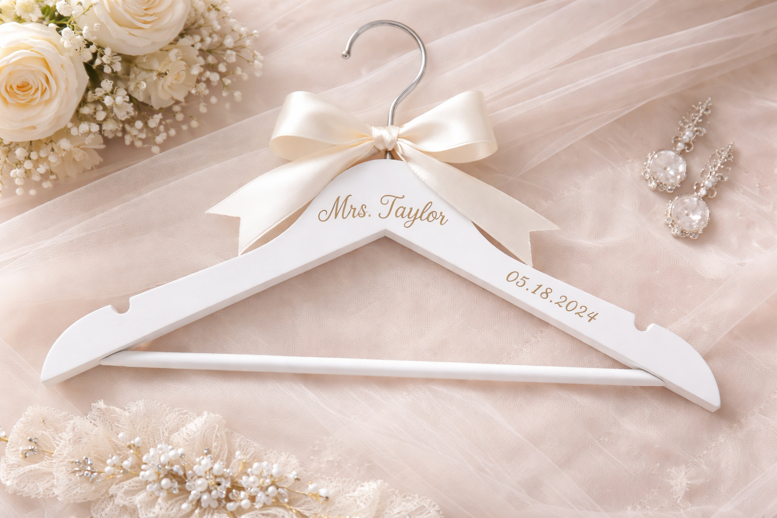 Bridal elegance persoanlized accessories and bridal gifts