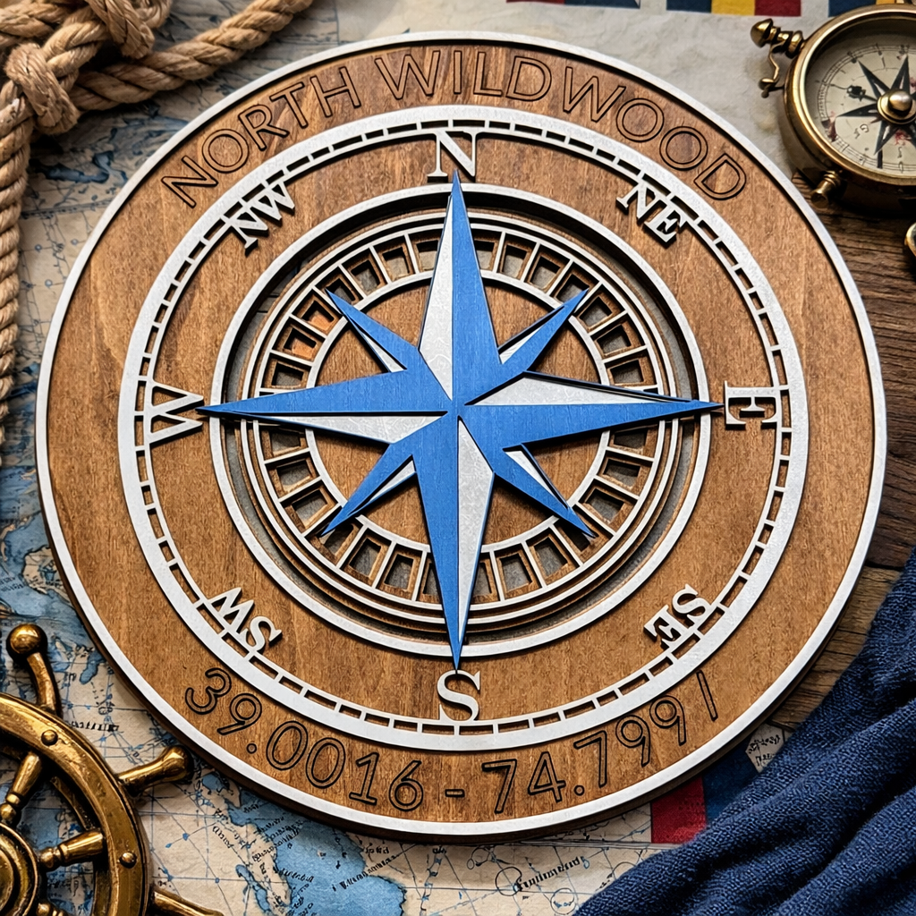Engraved Compass