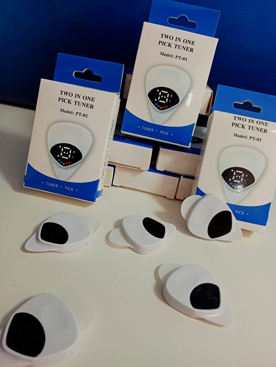 Afinador Digital 2 en 1 para Guitarra