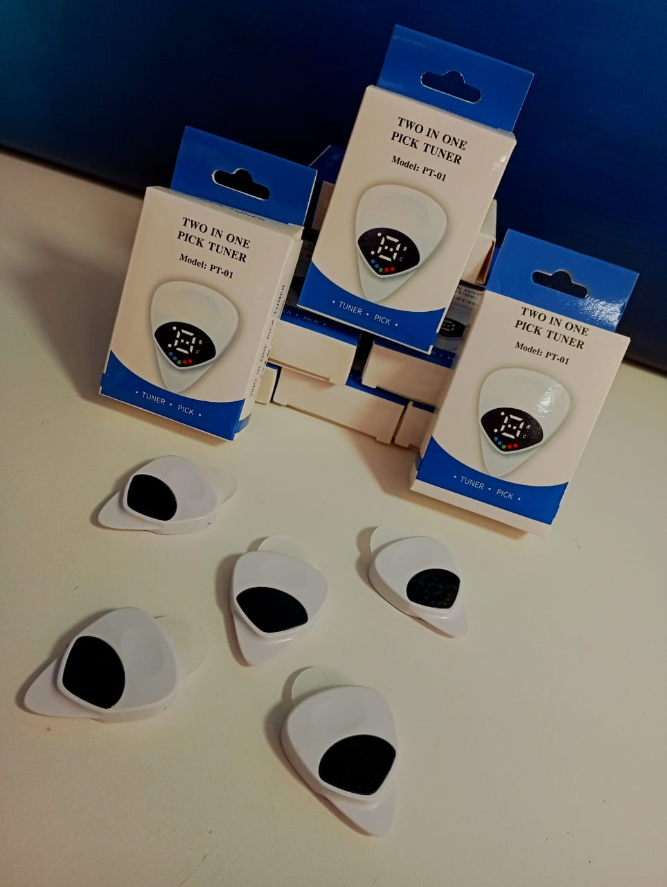 Afinador Digital 2 en 1 para Guitarra