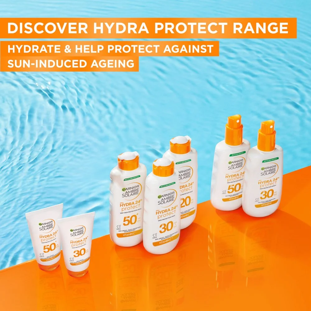 Garnier Ambre Solaire Hydra 24H Protect Sun Lotion SPF50 200ml