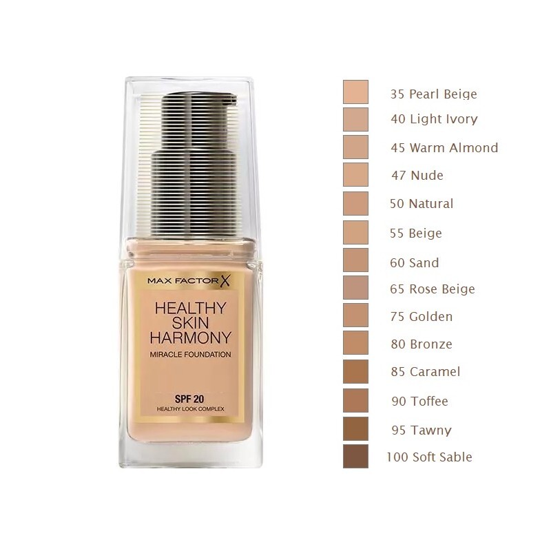 Max Factor Healthy Skin Harmony Foundation 77 Soft Honey