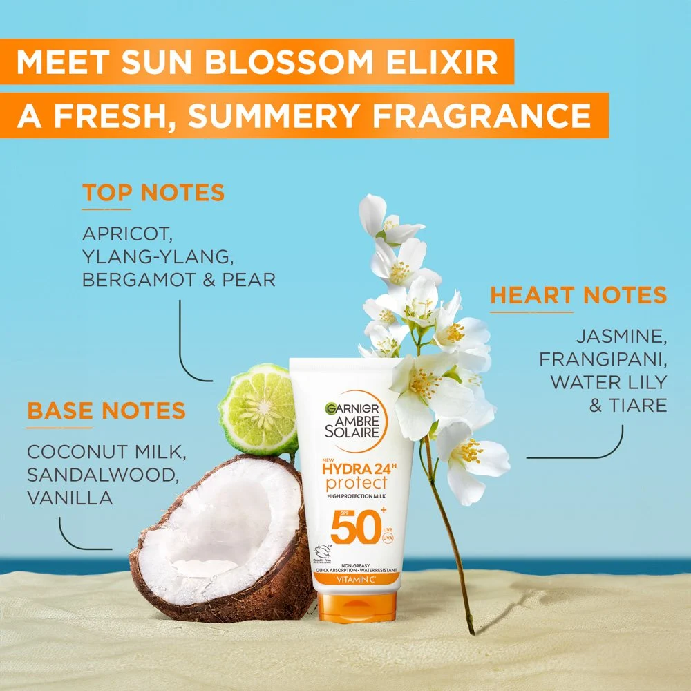 Garnier Ambre Solaire Hydra 24H Protect Sun Lotion SPF50 200ml