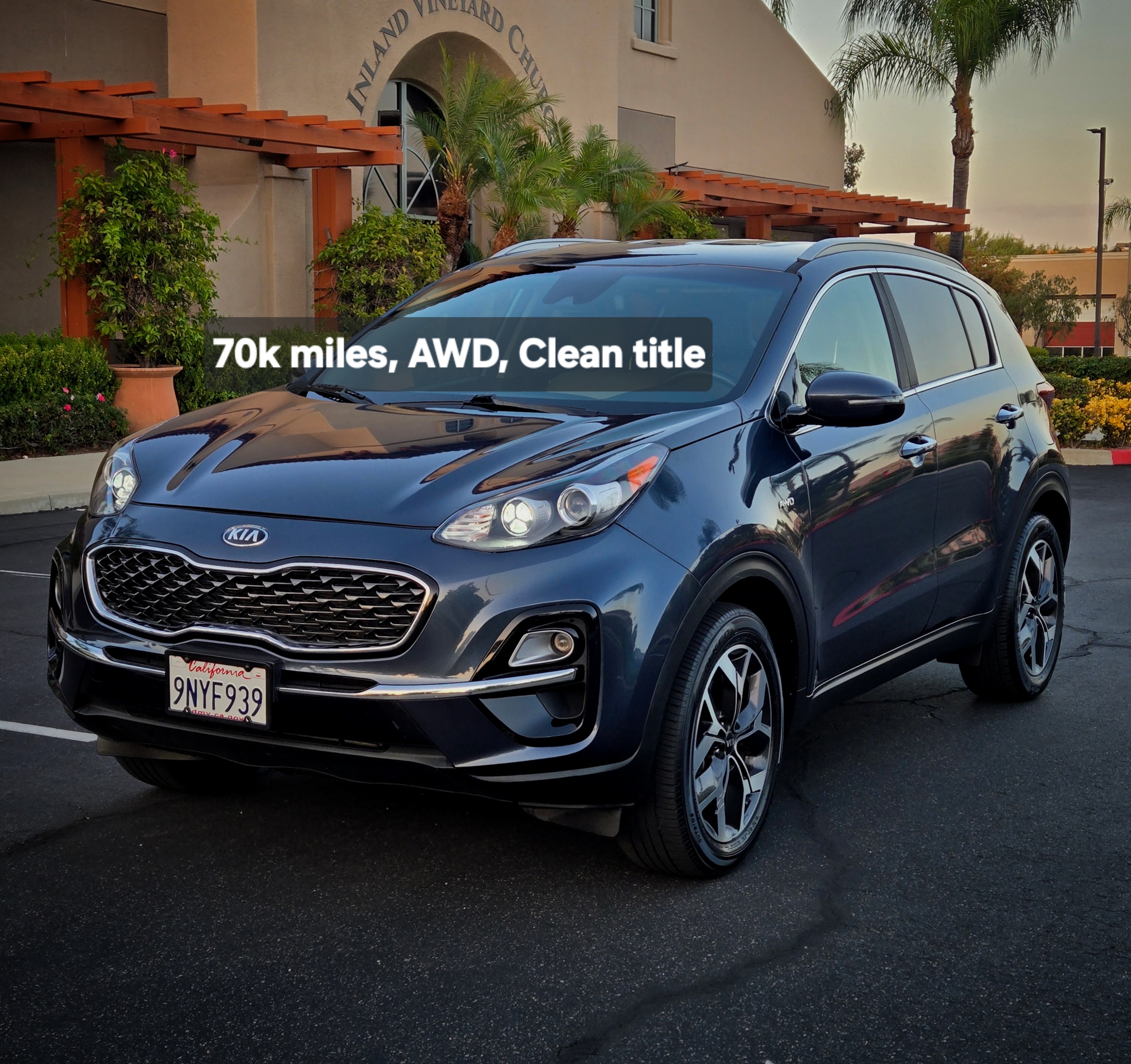 2021 Kia Sportage EX  AWD 70k miles