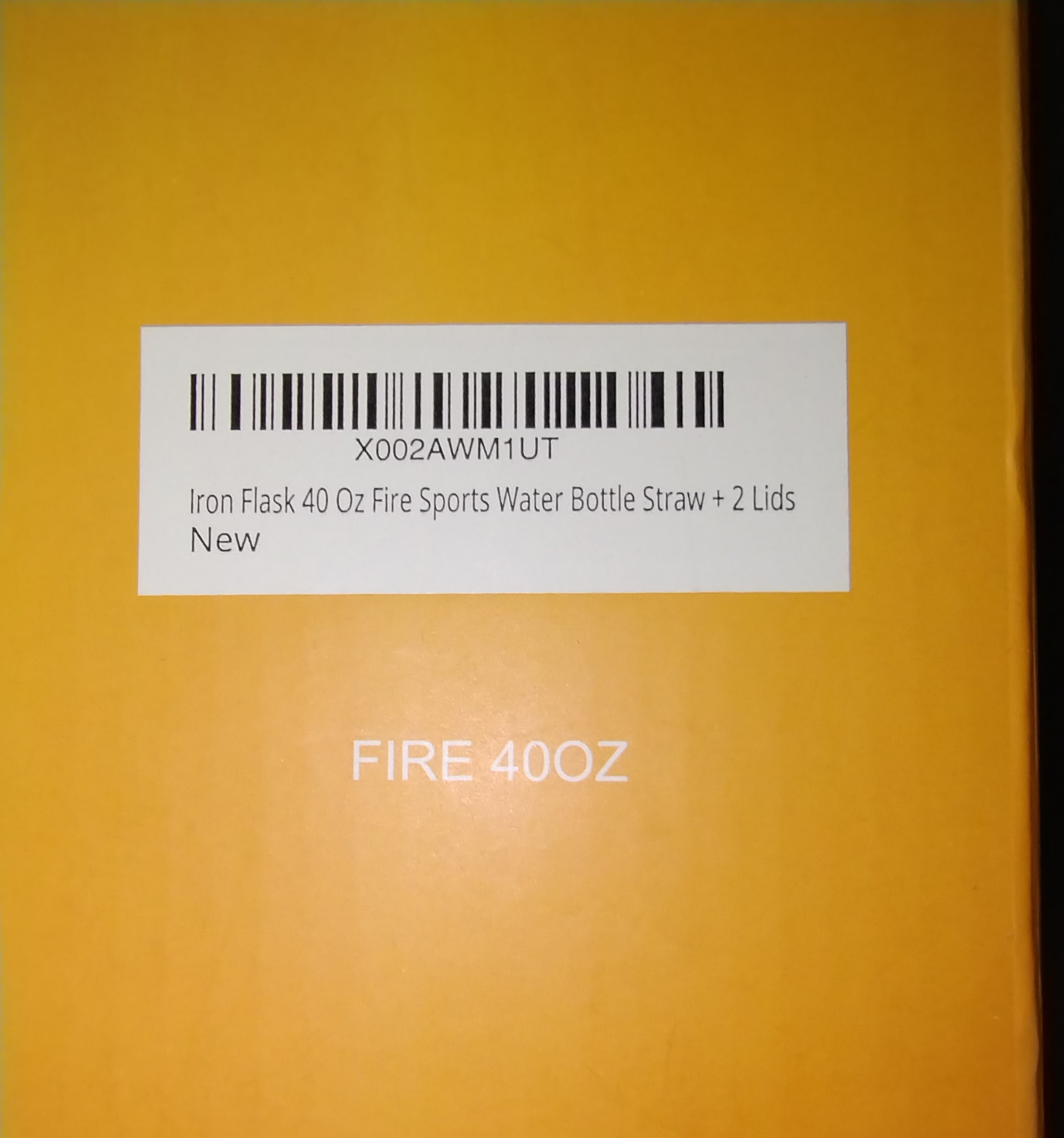 Iron Flask 40 oz Fire *Rare