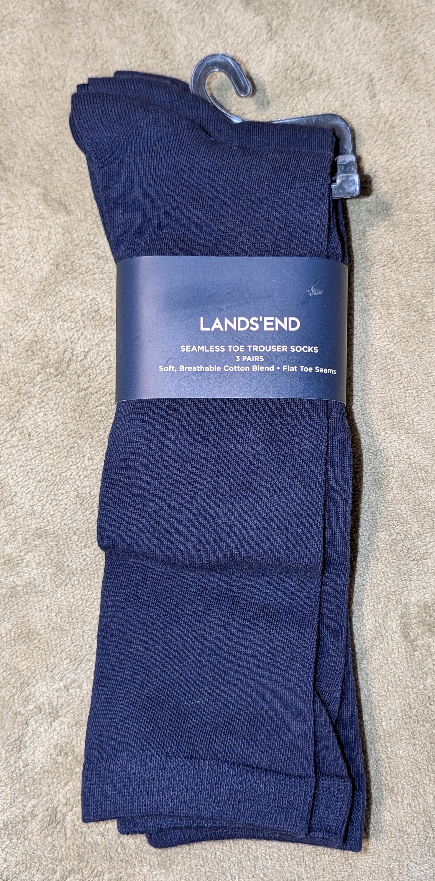 New Lands’ End Seamless Toe Trouser Socks