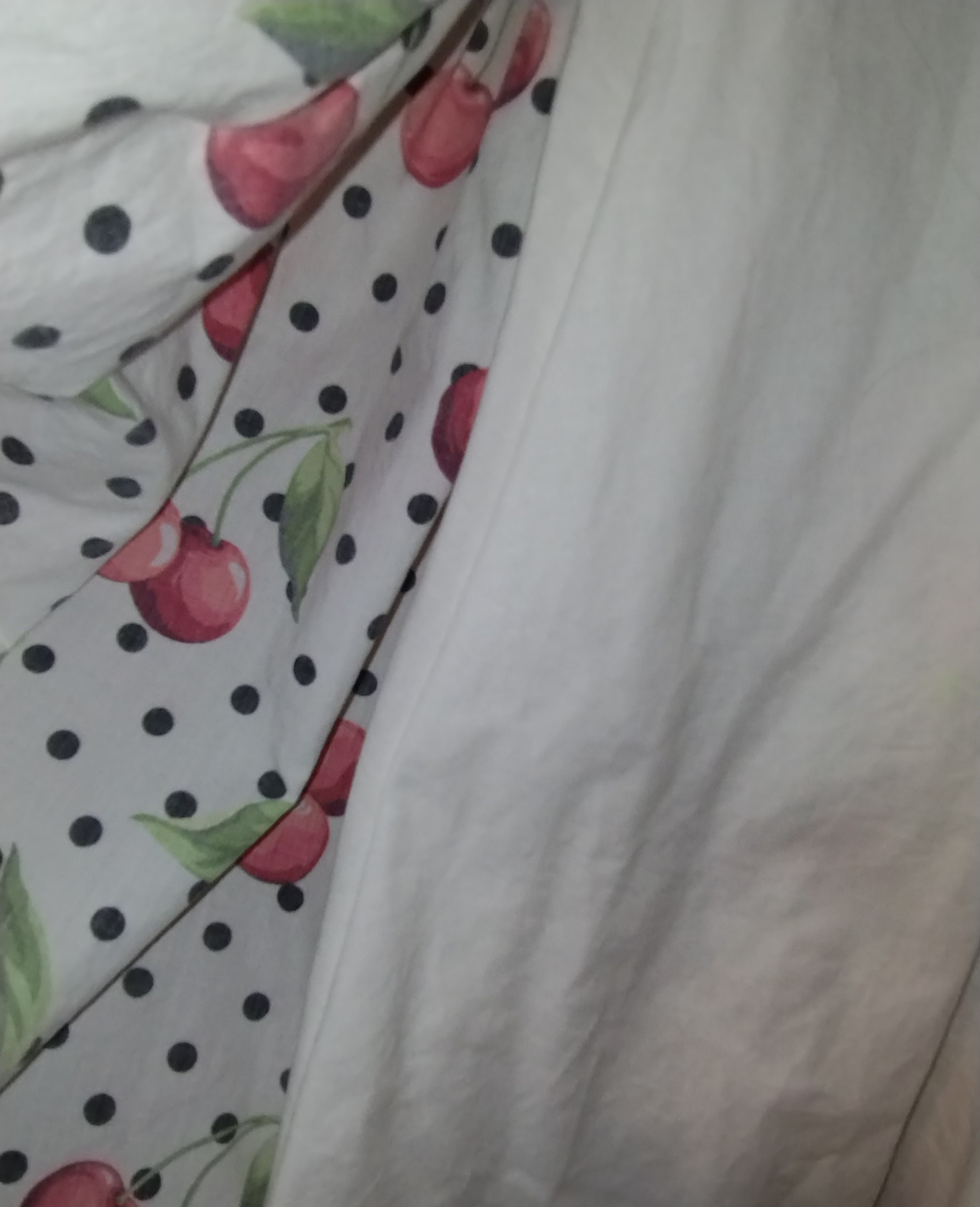 Dolce & Gabbana polka dot dress with cherry print