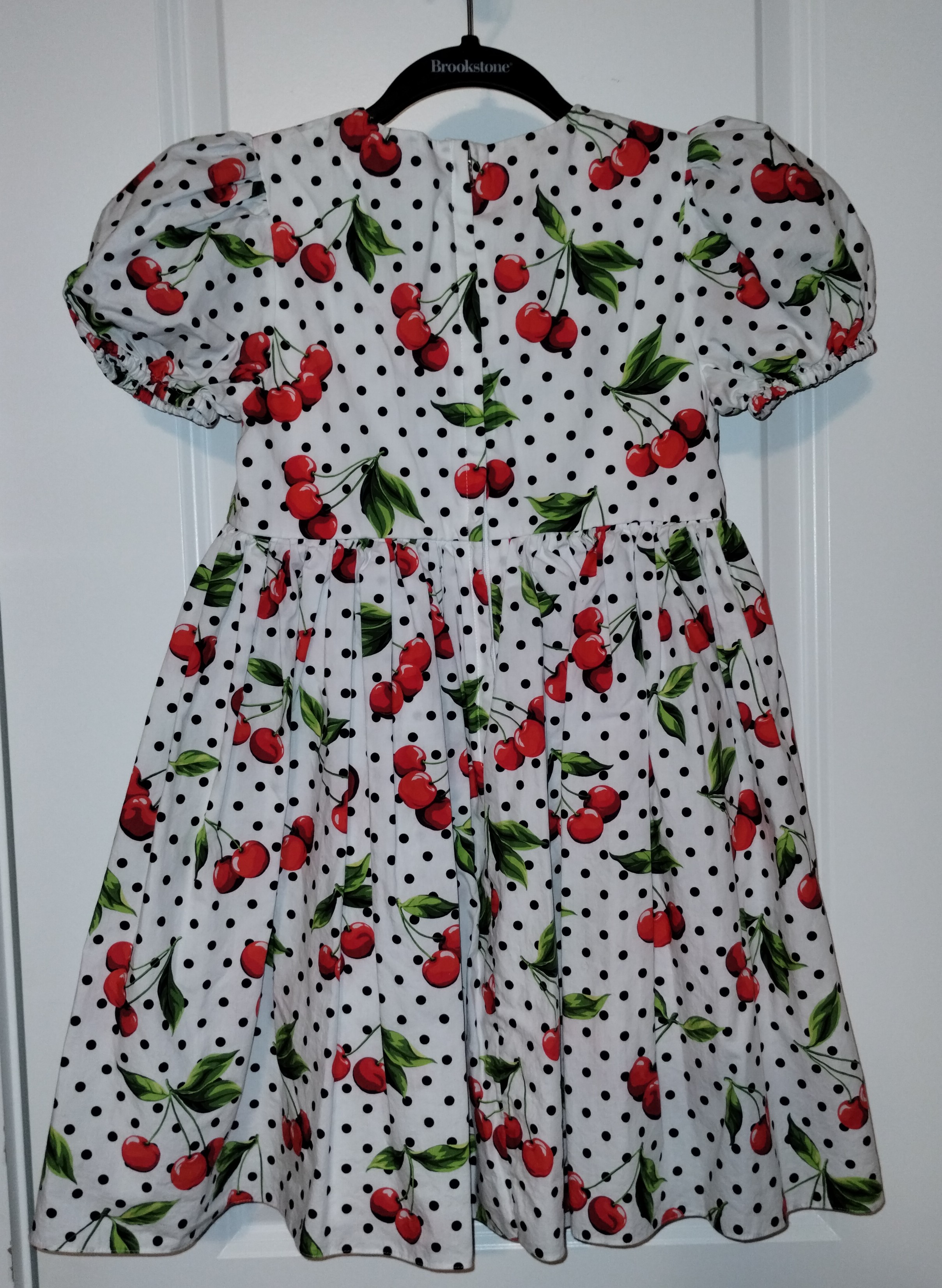 Dolce & Gabbana polka dot dress with cherry print