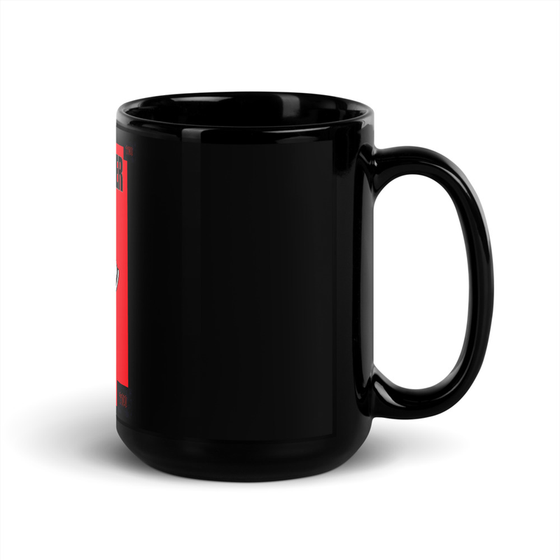 BIG BRO -Black Glossy Mug-BY DAVID GOAST 