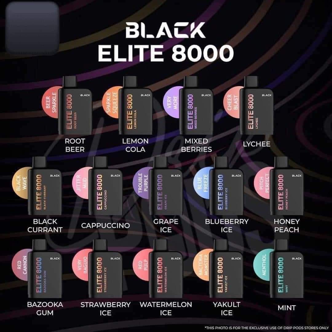 Black Elite V1 Disposable Pod