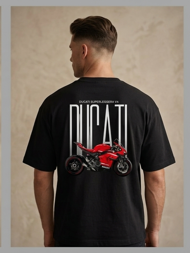 Ducati Superleggera V4  oversized 240 GSM T-Shirt