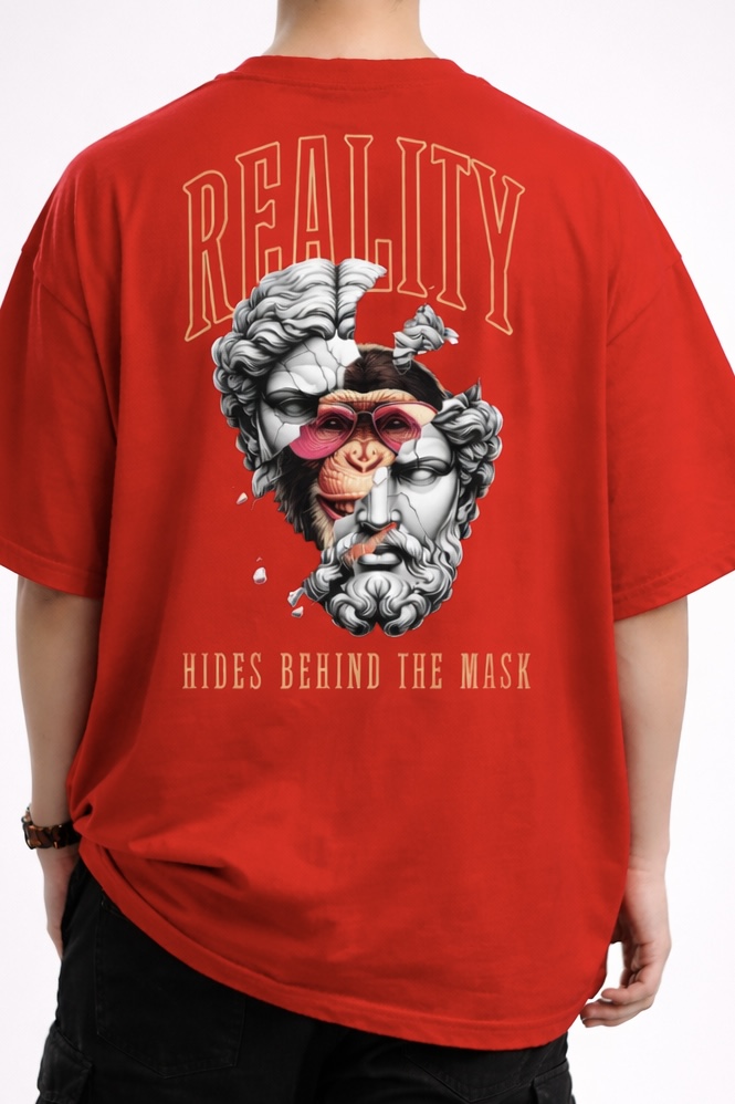 Reality Graphic Red T-Shirt