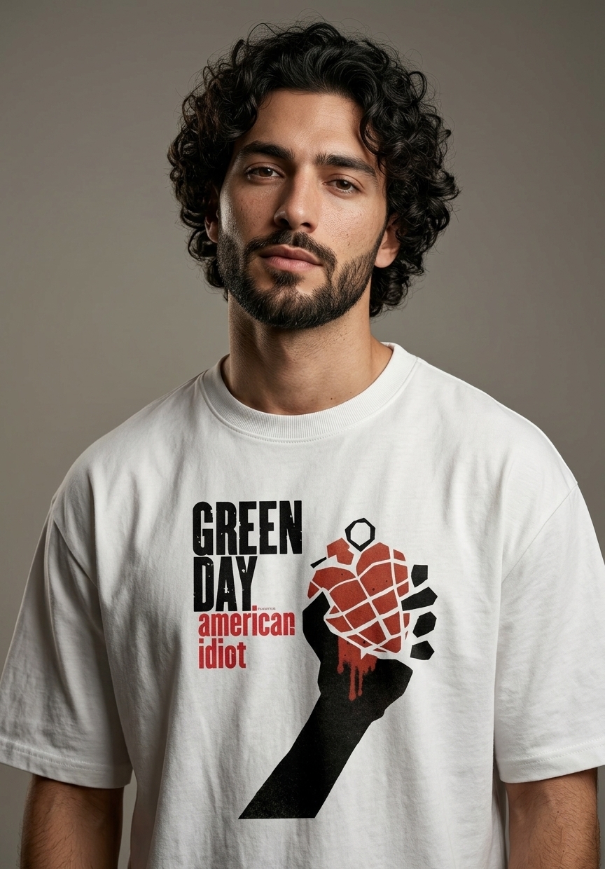 Green Day American Idiot  oversized T-Shirt