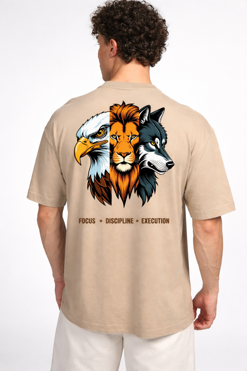 Animal Trio Motivational Graphic T-Shirt