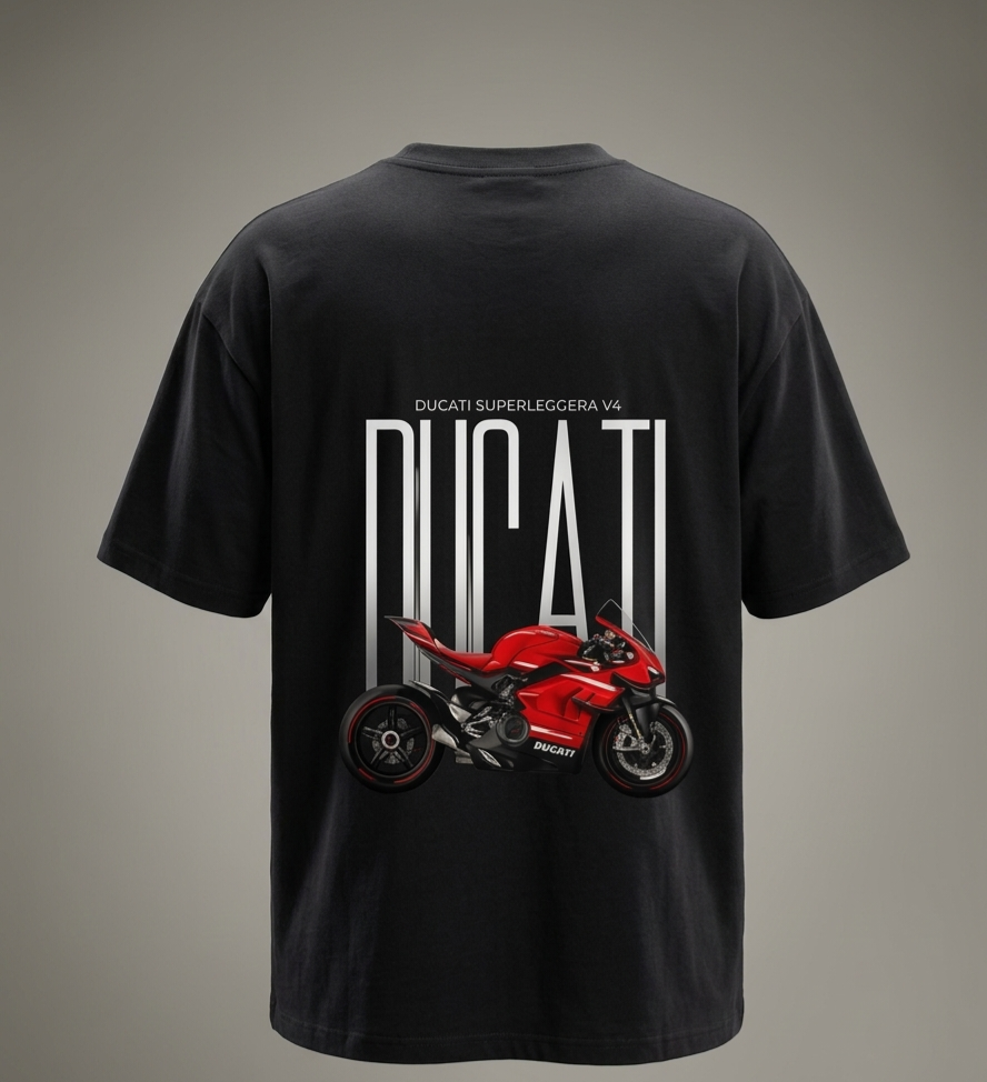 Ducati Superleggera V4  oversized 240 GSM T-Shirt