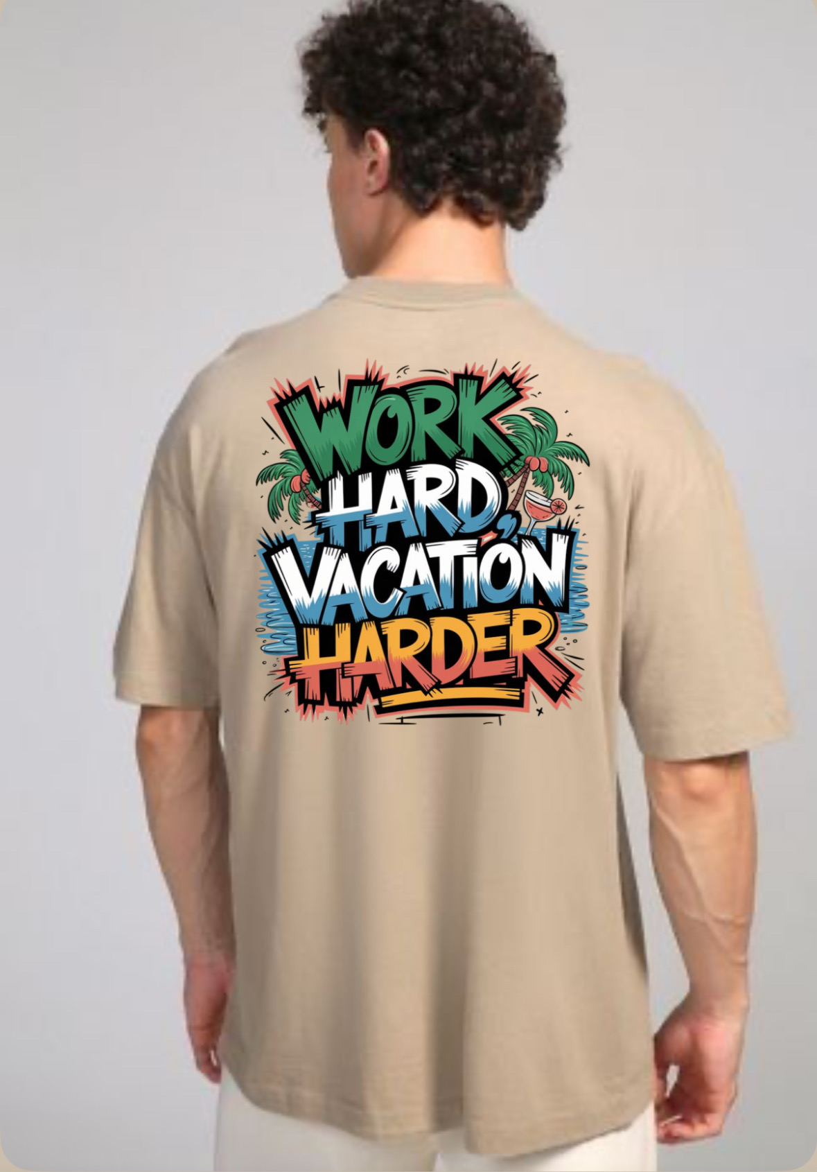 Beige Casual T-Shirt